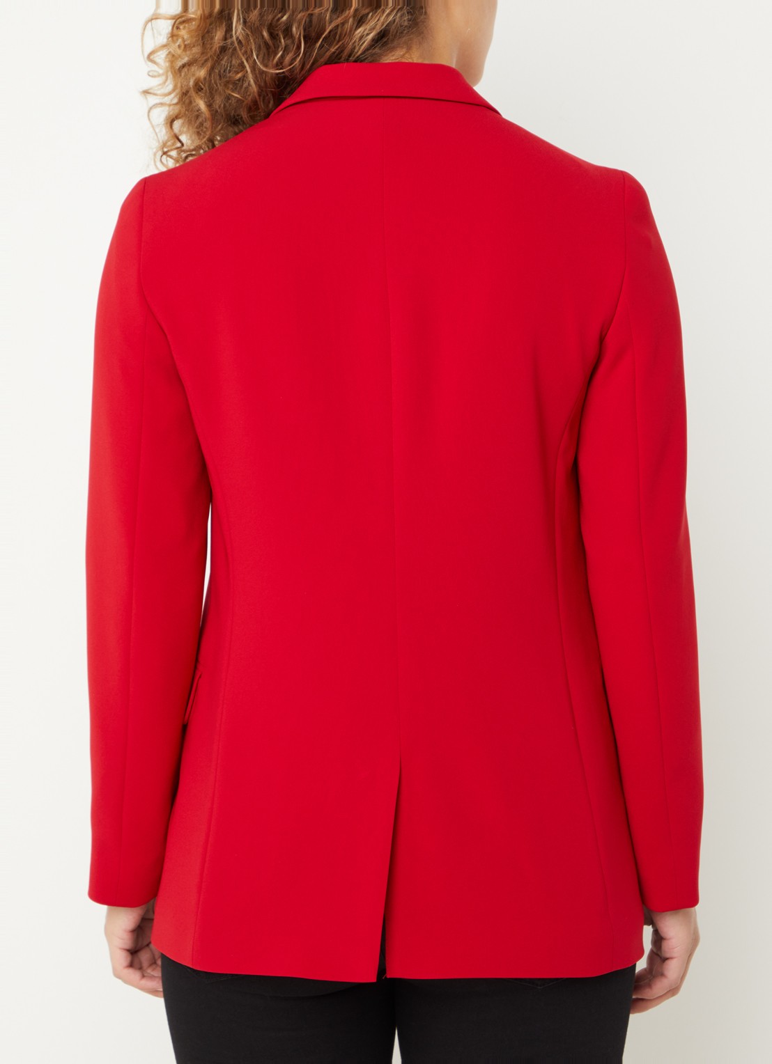BOSS Jocaluah blazer met klepzakken  - achterkant 4 rood