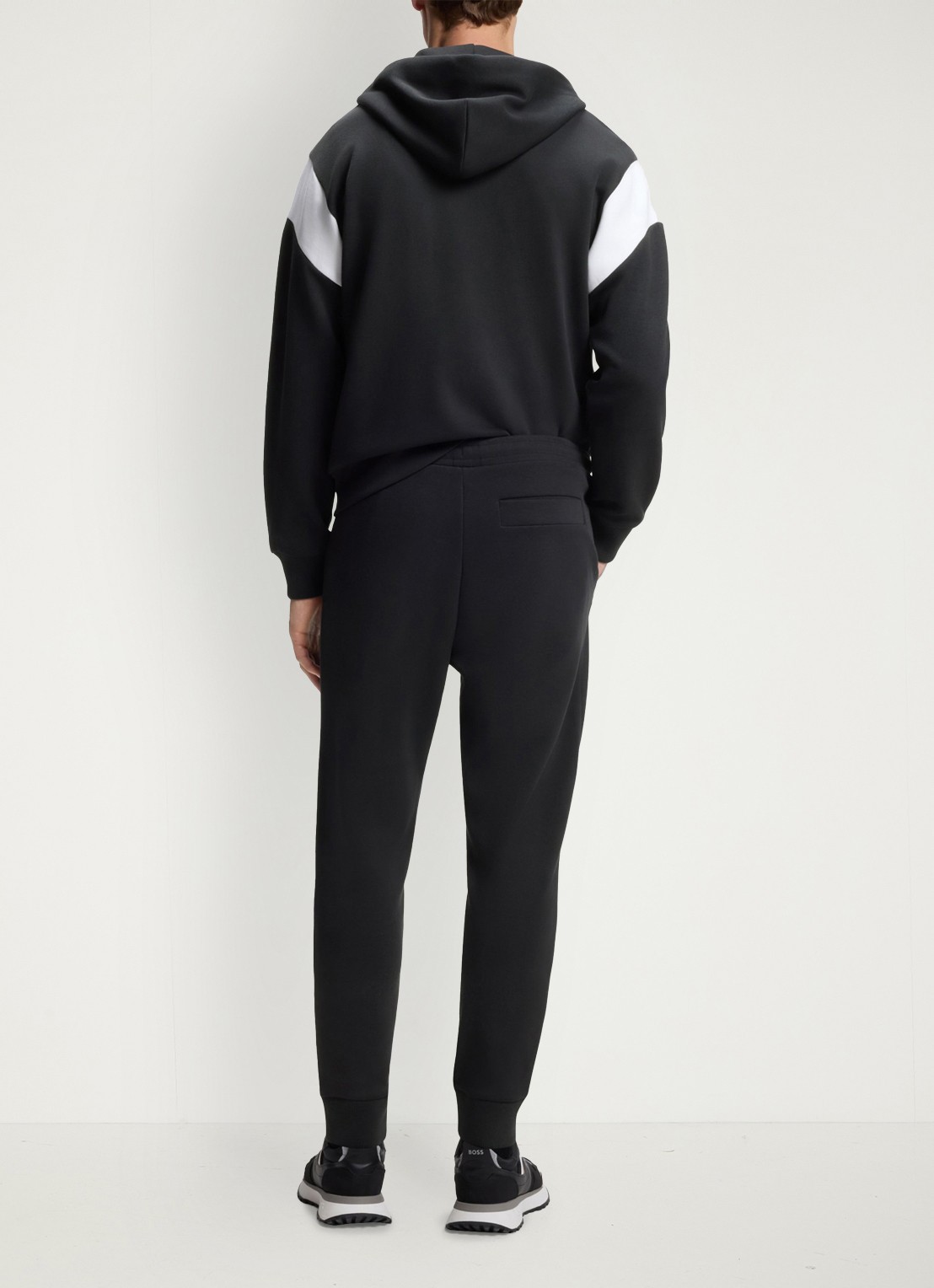 BOSS Joggingbroek met logo - achterkant 3 blauw