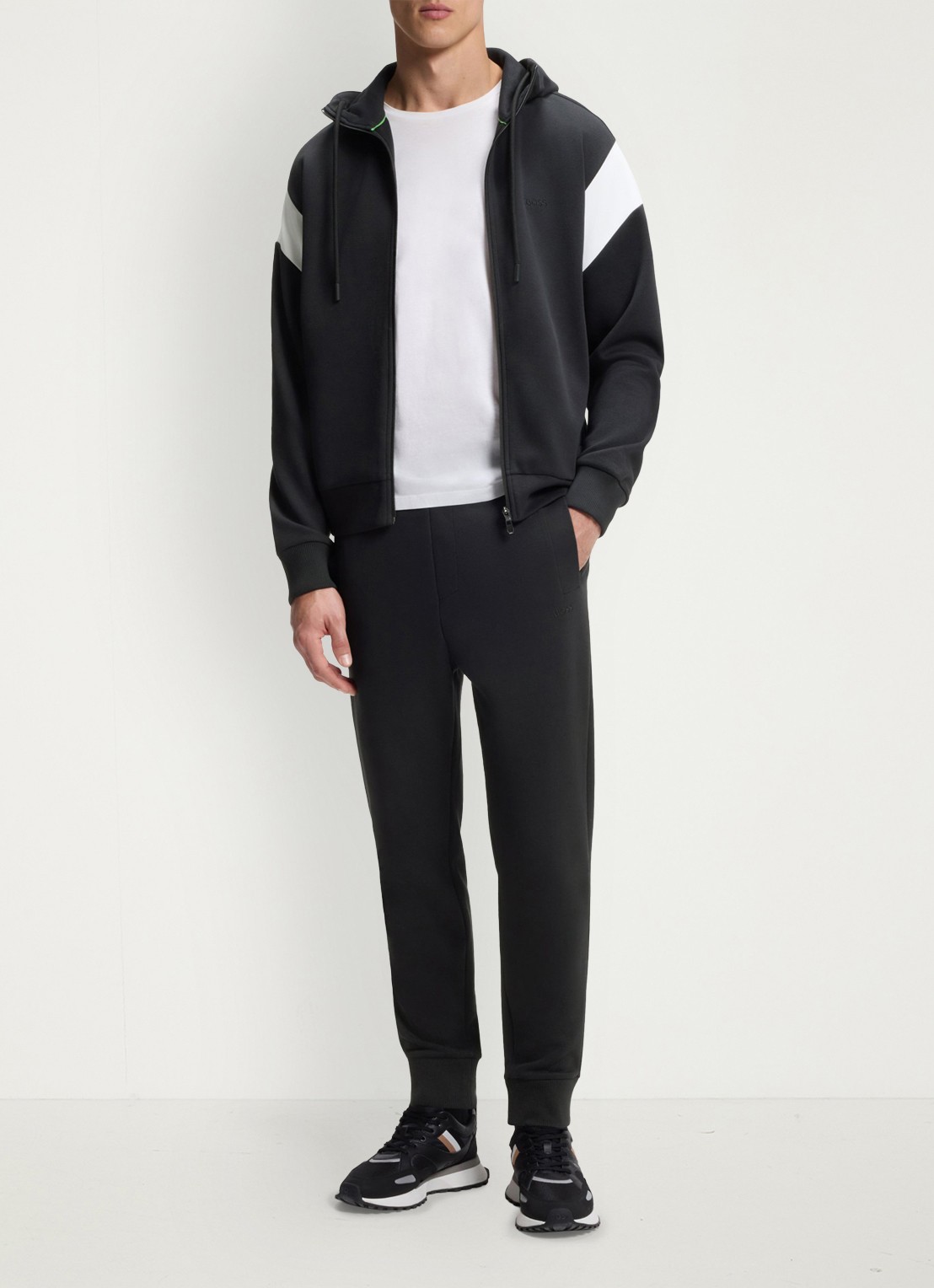 BOSS Joggingbroek met logo - voorkant 5 blauw