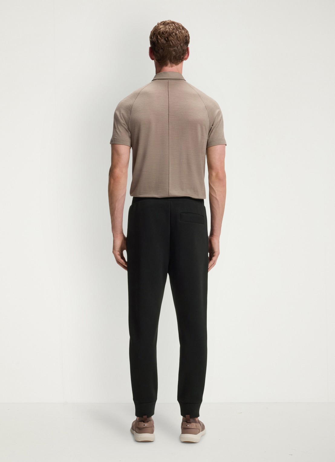 BOSS Joggingbroek met logo - achterkant 3 black-002