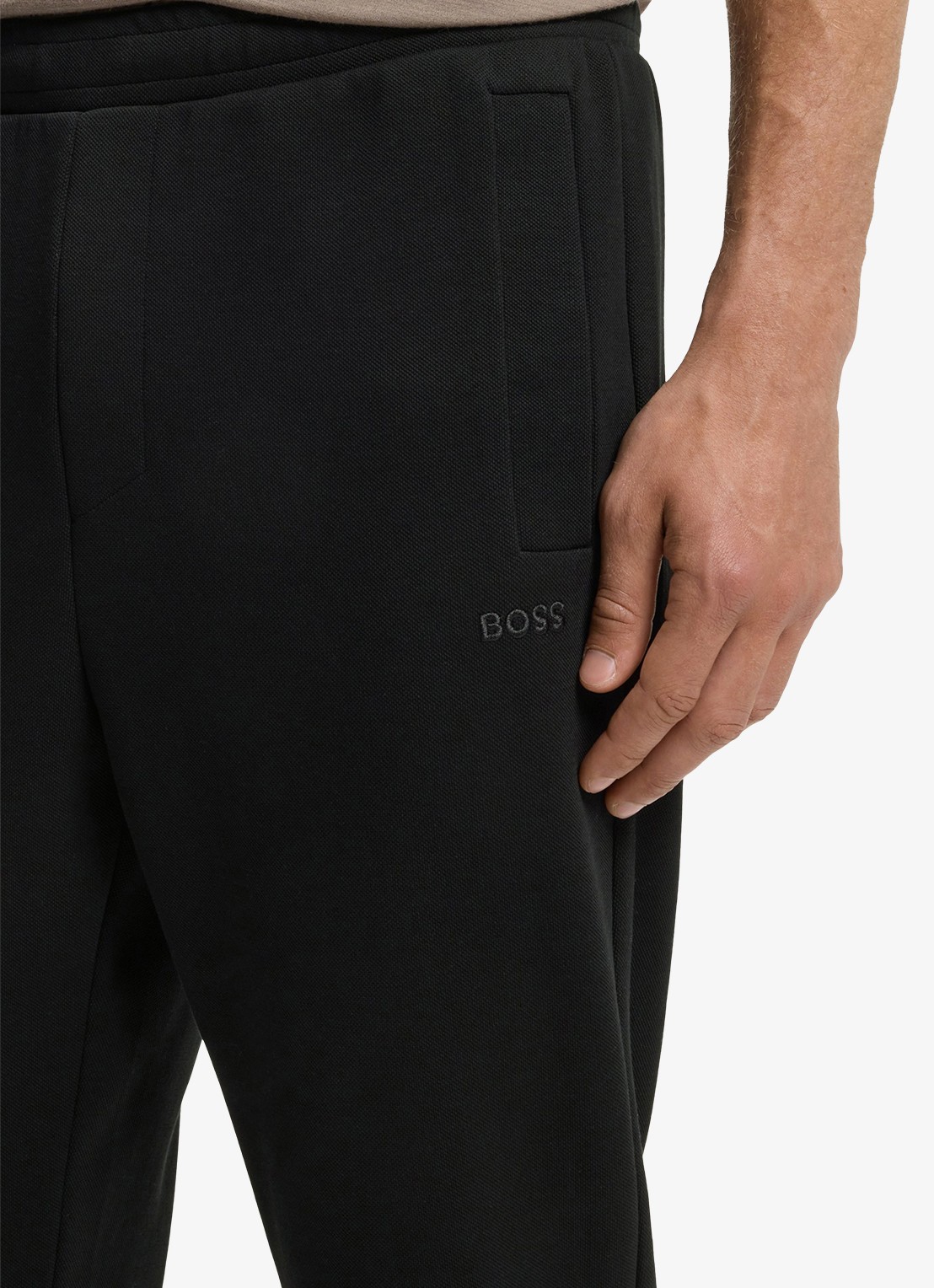 BOSS Joggingbroek met logo - detail 2 black-002
