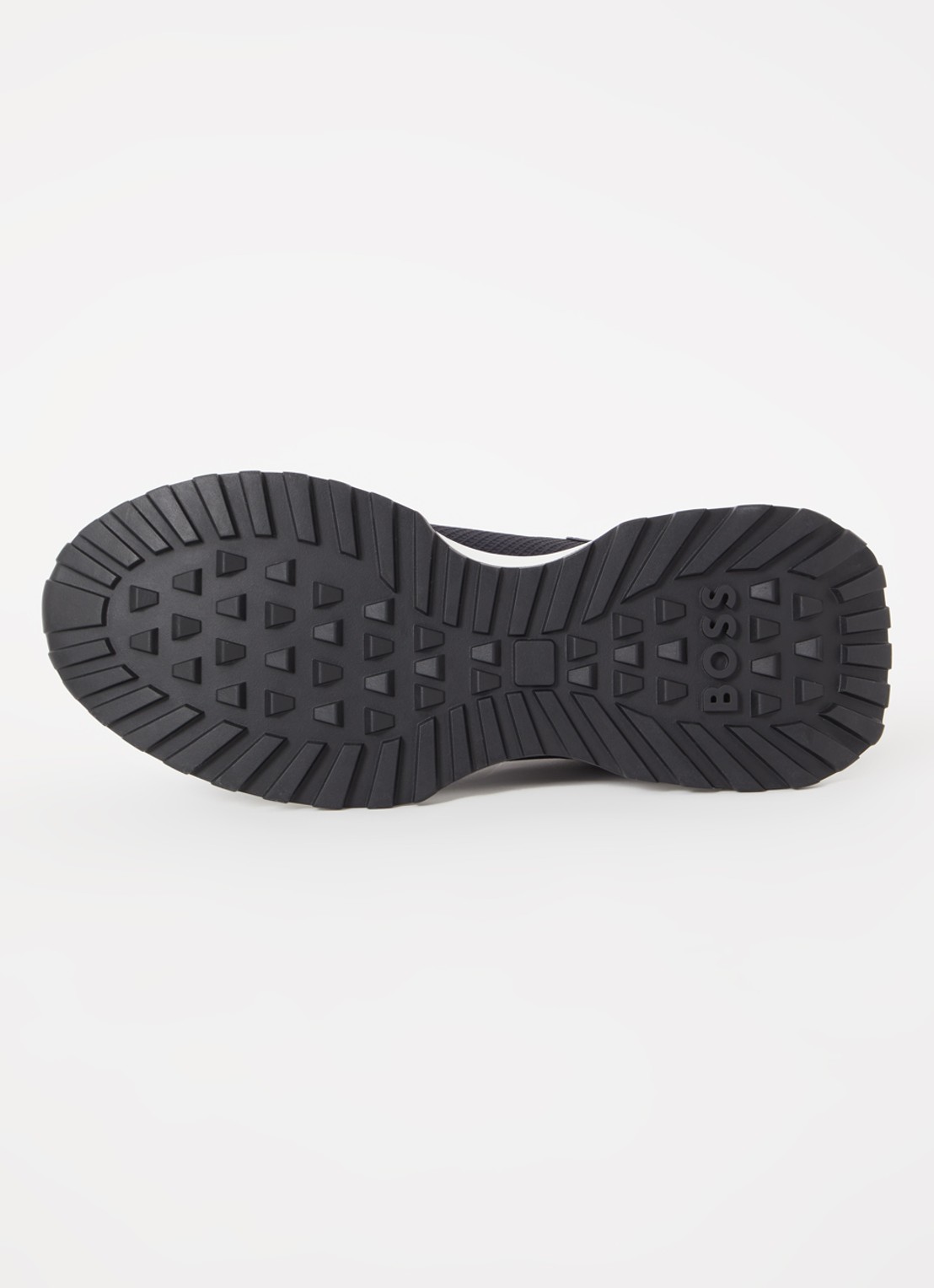 BOSS Jonah sneaker met mesh details - detail 4 donkerblauw
