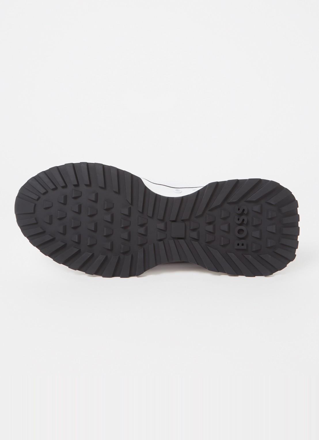 BOSS Jonah sneaker met mesh details - detail 3 wit