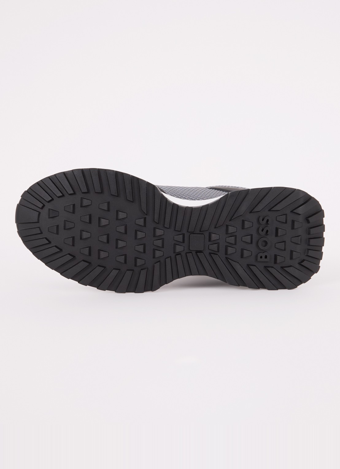 BOSS Jonah sneaker met mesh details - detail 5 grijs