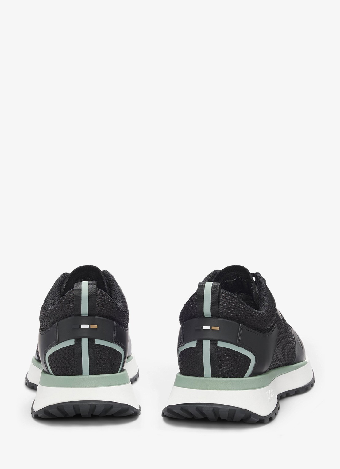 BOSS Jonah sneaker met mesh details - detail 2 diepzwart