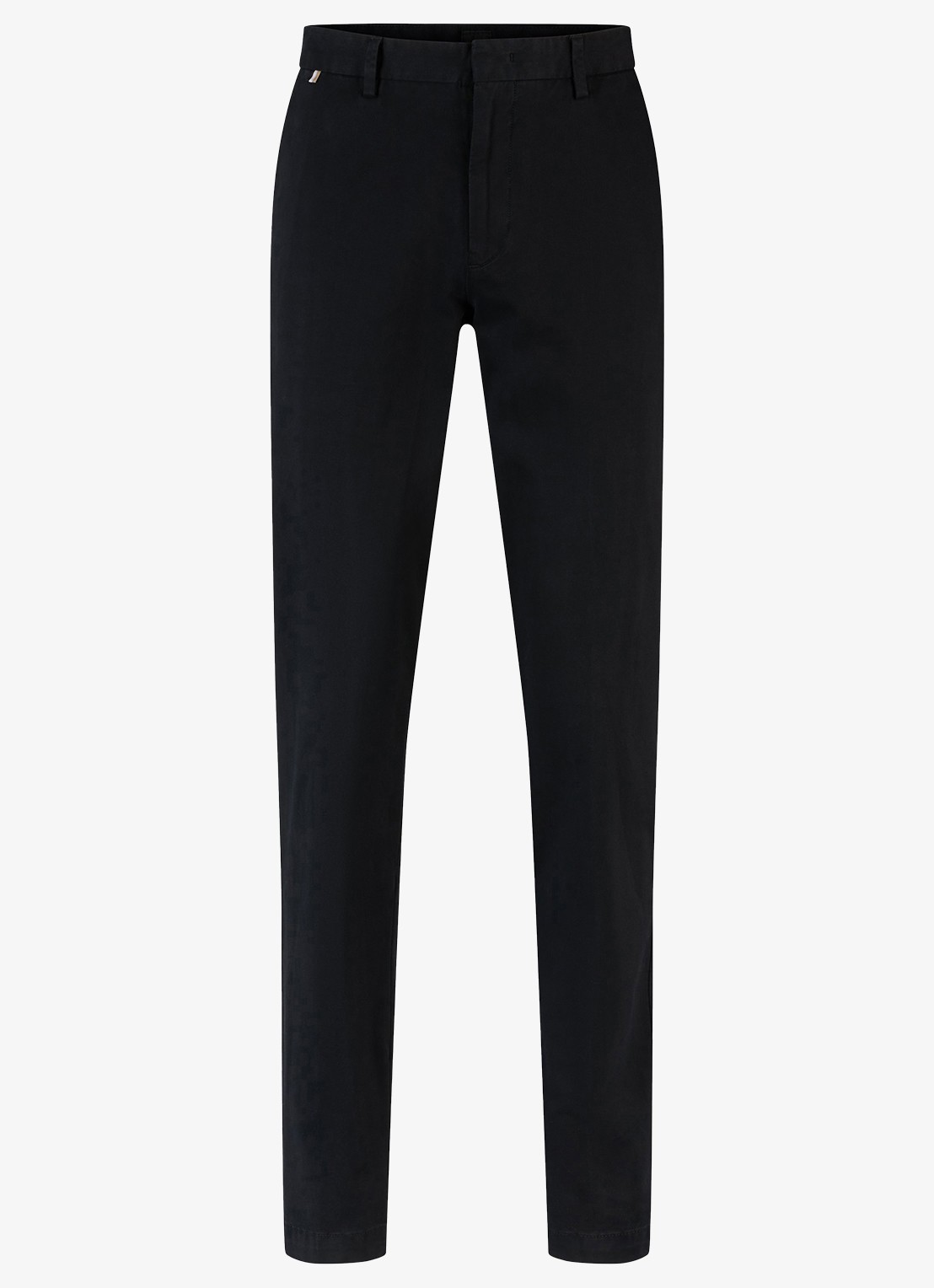 BOSS Kaito slim fit chino met steekzakken - voorkant 5 zwart