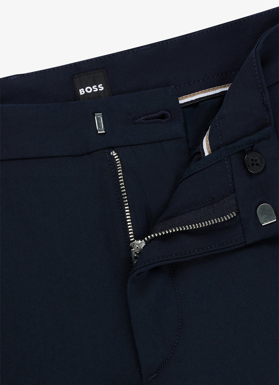 BOSS Kaito slim fit pantalon met stretch - detail 5 donkerblauw