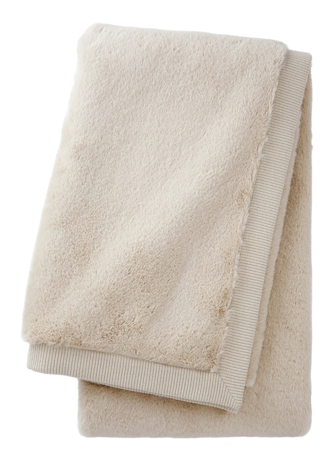 BOSS Kalder plaid 140 x 160 cm - voorkant 3 beige