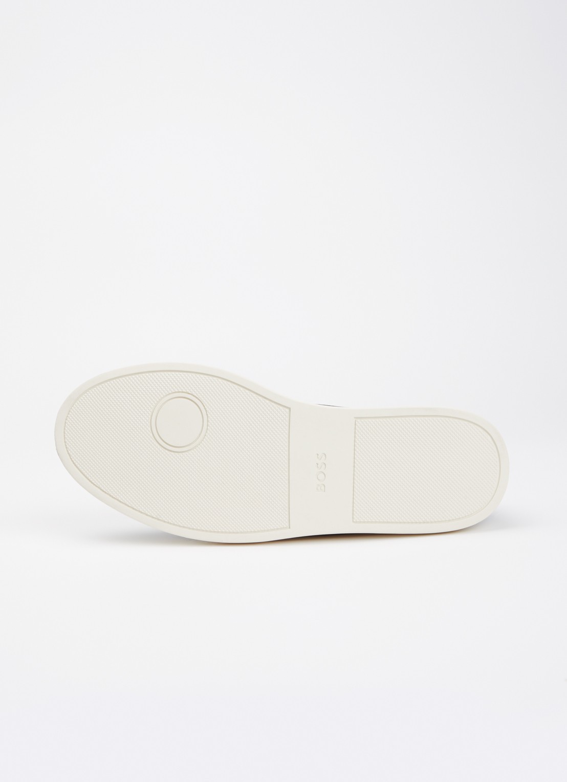 BOSS Kieran_Tenn sneaker van leer - detail 5 donkerblauw