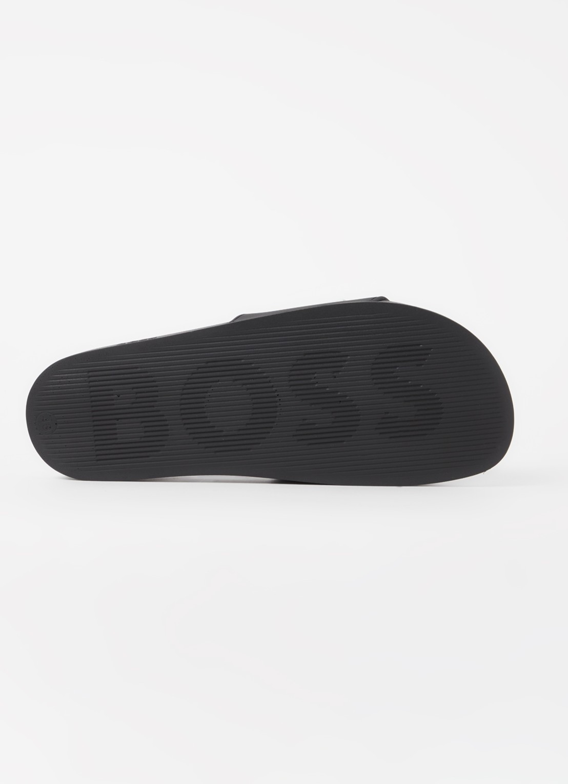 BOSS Kirk slipper met logo - detail 2 zwart