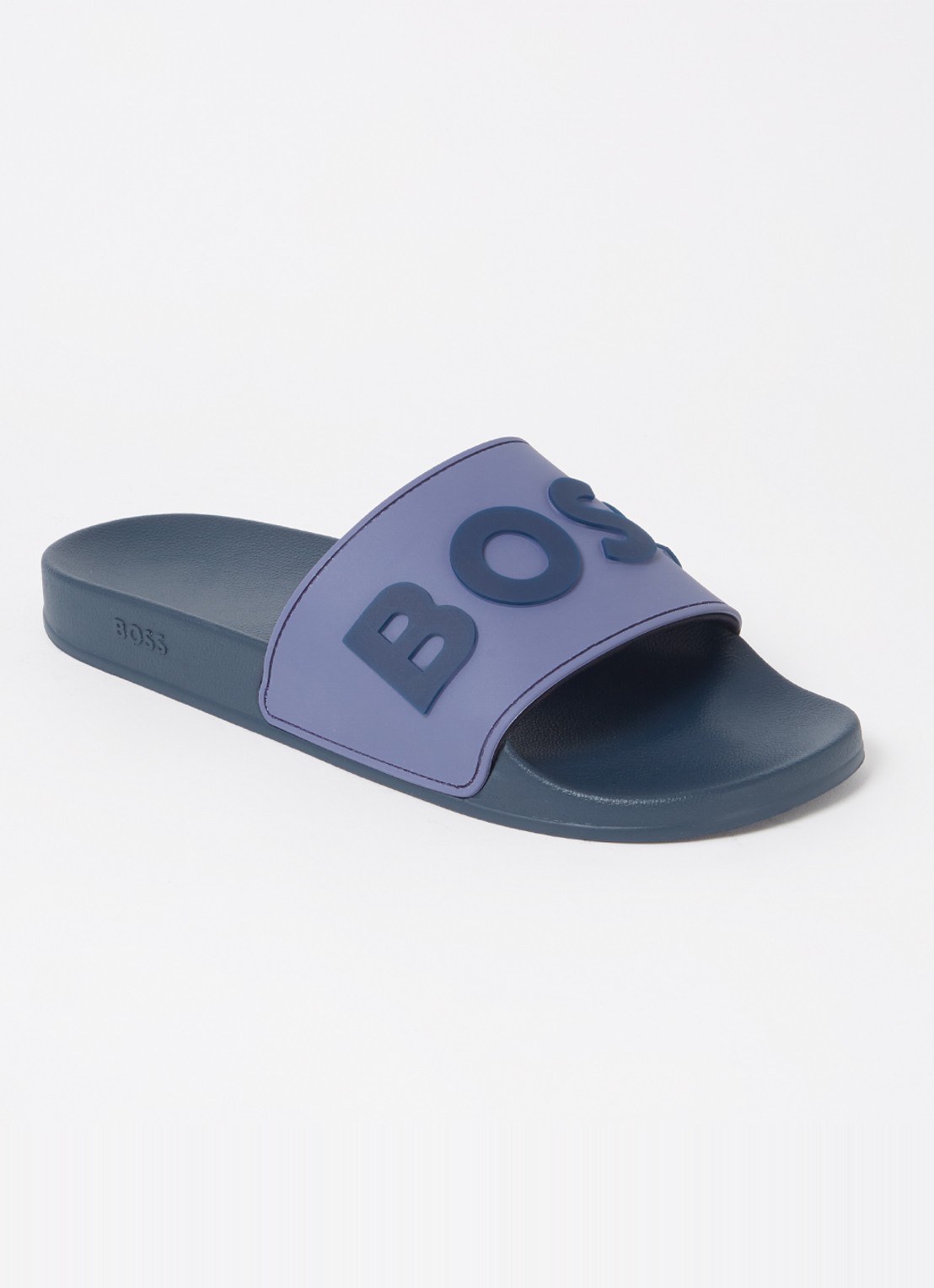 BOSS Kirk slipper met logo - voorkant 3 lavendel
