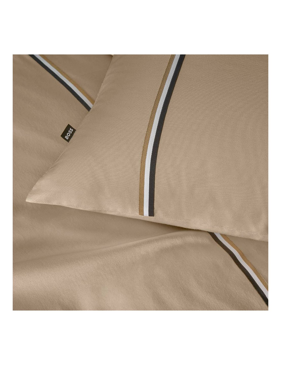 BOSS Kussensloop van satijn - 90TC - detail 4 beige