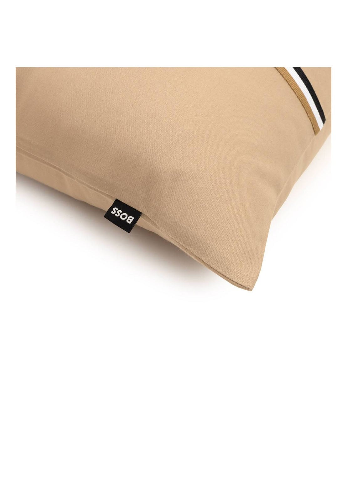 BOSS Kussensloop van satijn - 90TC - voorkant 2 beige