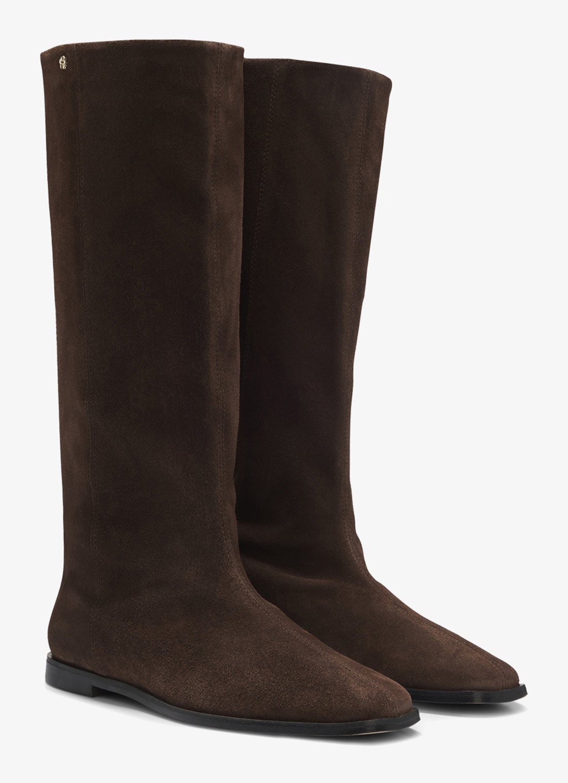 BOSS Laars van leer - detail dark brown-207 / bruin