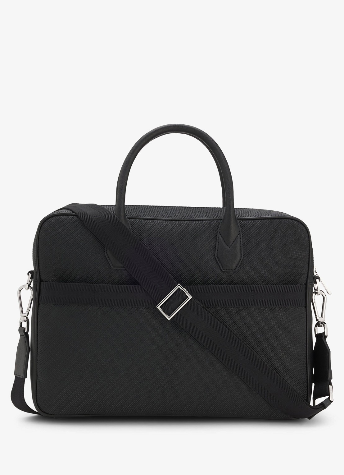 BOSS Laptoptas met logo - achterkant 2 zwart