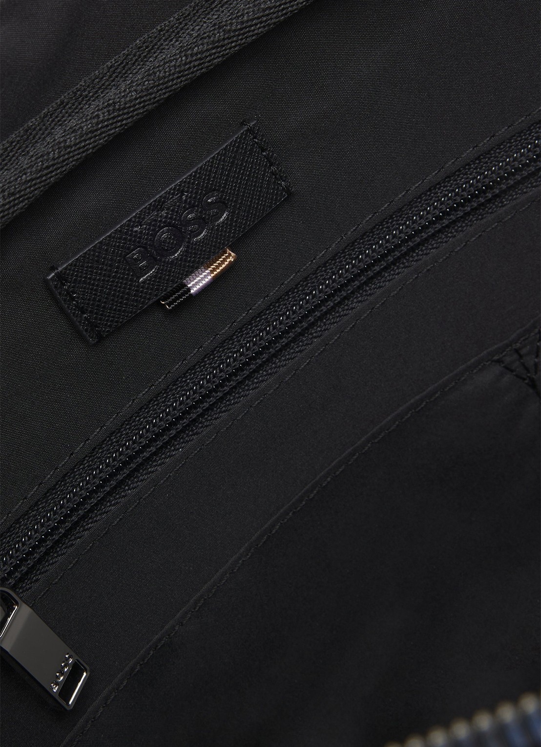 BOSS Laptoptas met logo - detail 3 zwart