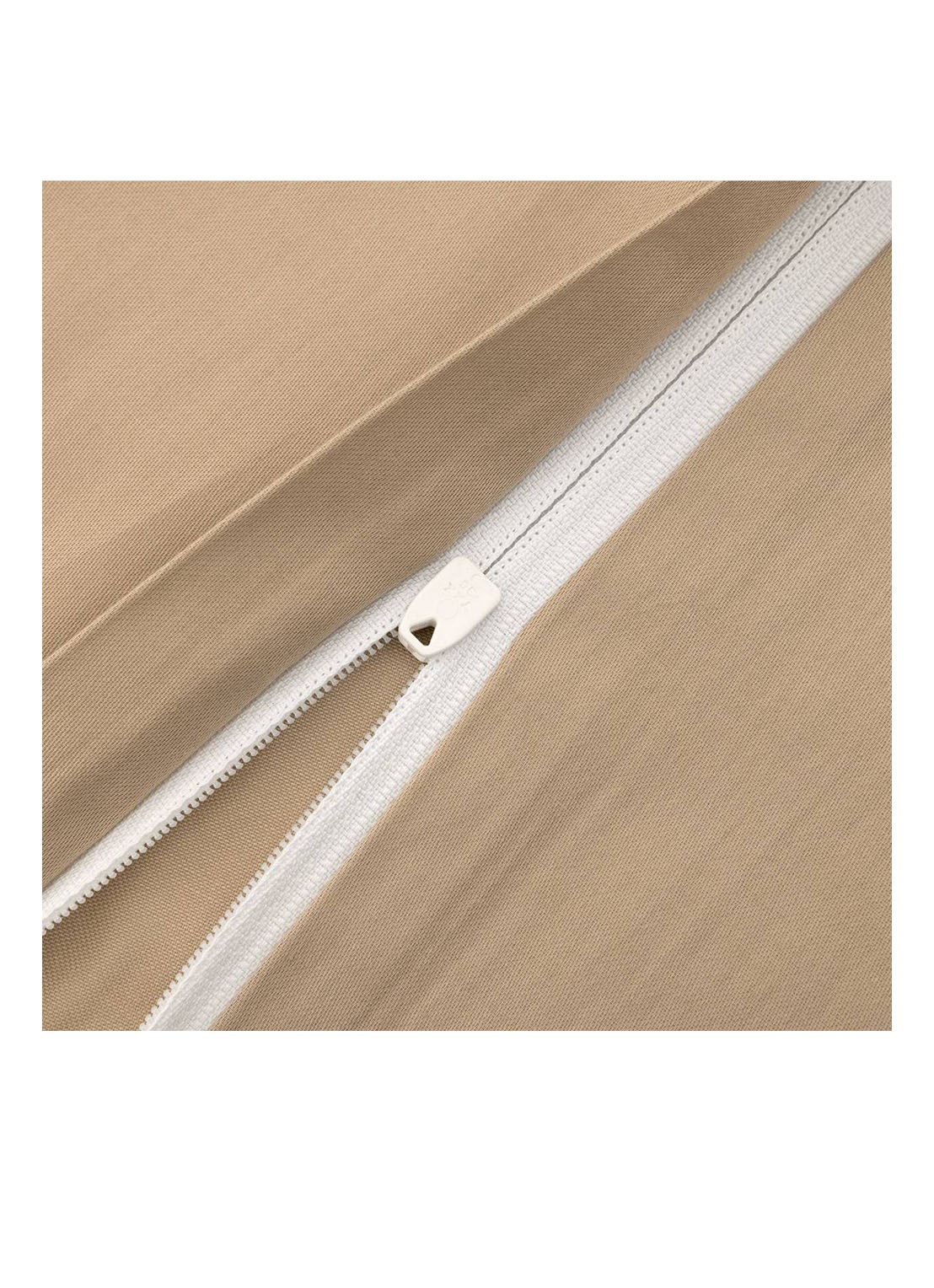 BOSS Linea dekbedovertrek van satijn 90TC - exclusief kussensloop - achterkant beige