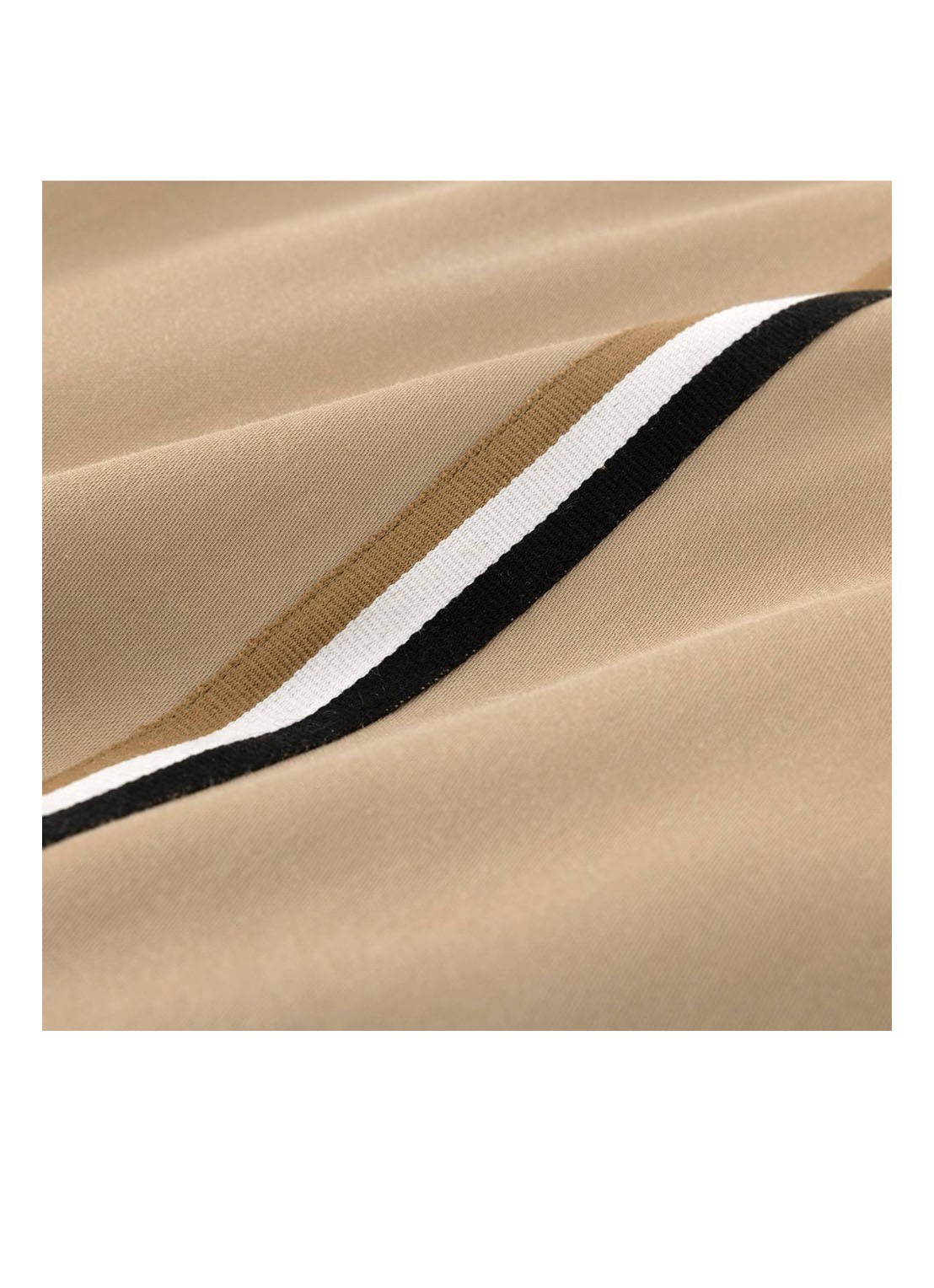 BOSS Linea dekbedovertrek van satijn 90TC - exclusief kussensloop - detail 2 beige