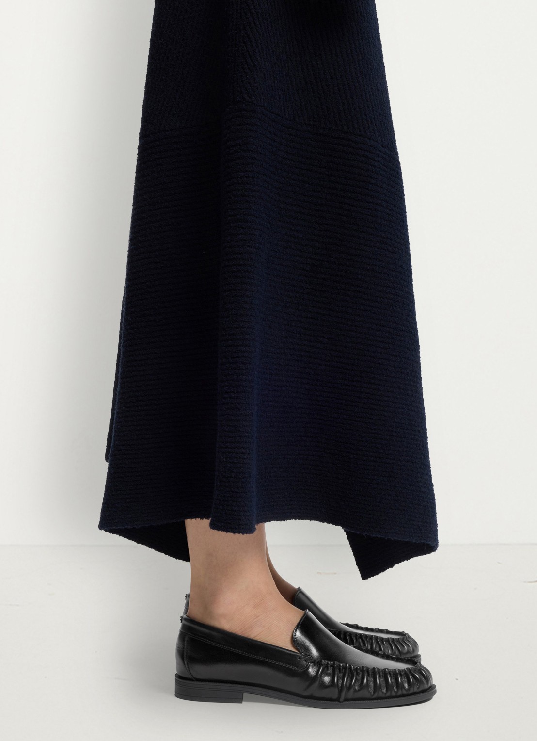 BOSS Loafer van leer - detail 3 zwart