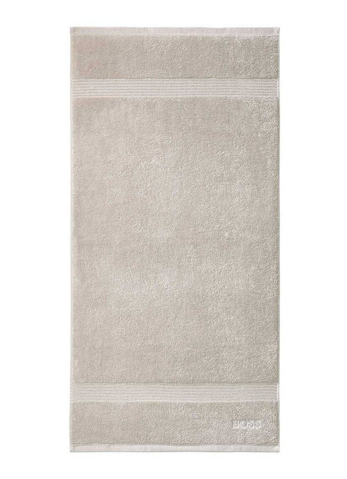 BOSS Loft badhanddoek - 700g/m² - 50 x 100 cm  - voorkant 2 grijsmele