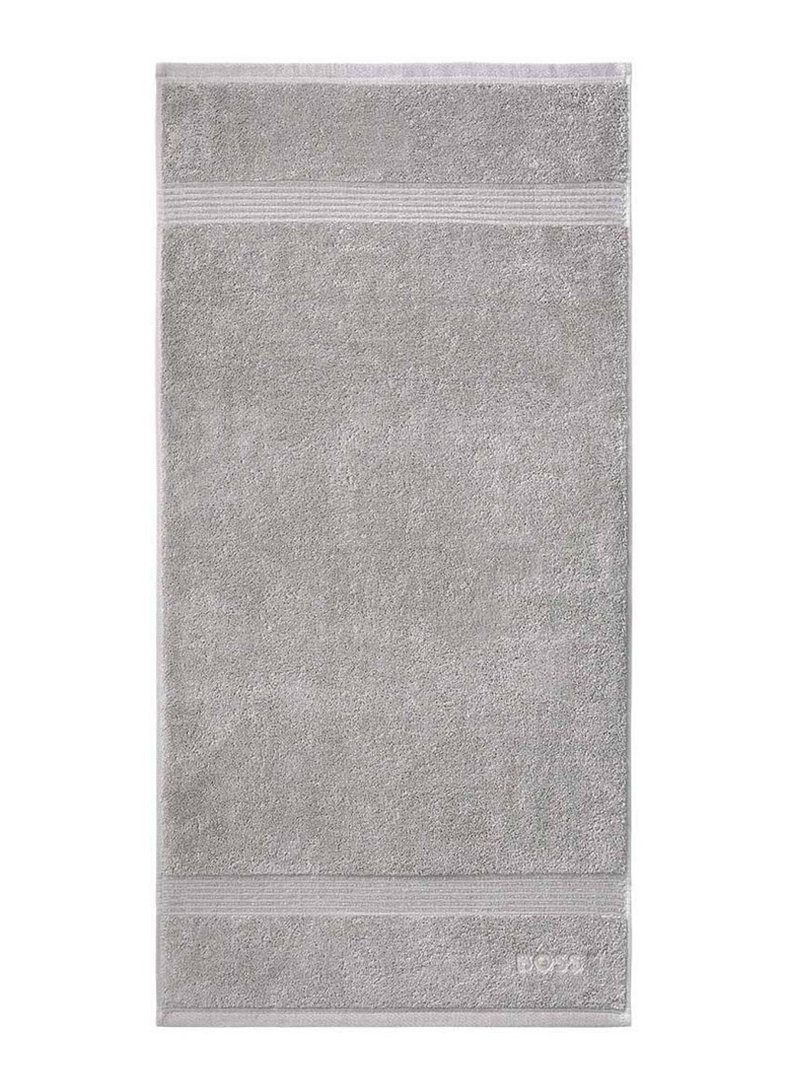 BOSS Loft badhanddoek - 700g/m² - 50 x 100 cm  - voorkant 3 zilver