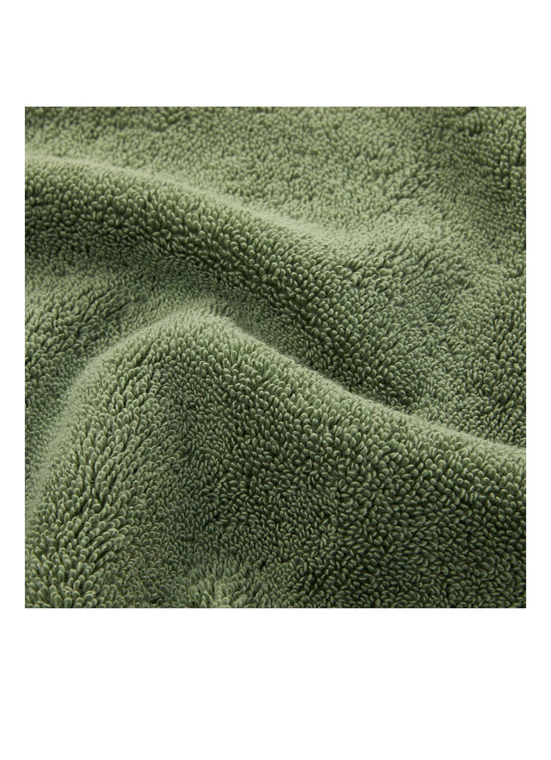 BOSS Loft badhanddoek - 700g/m² - 50 x 100 cm  - detail 2 groen