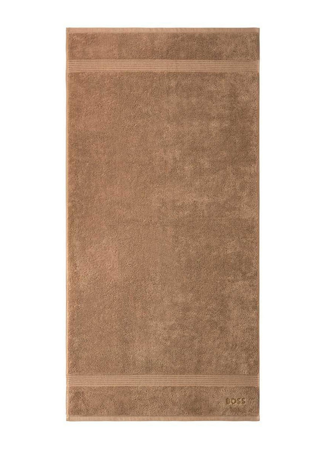 BOSS Loft badhanddoek - 700g/m² - 70 x 140 cm  - voorkant 4 camel