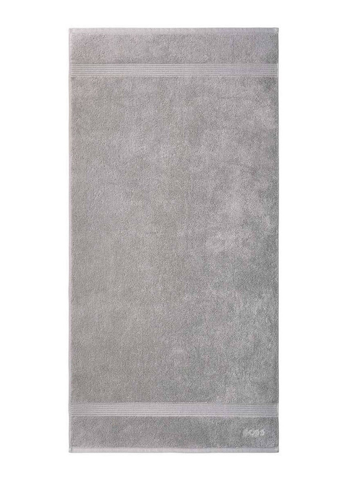 BOSS Loft badhanddoek - 700g/m² - 70 x 140 cm  - voorkant 3 zilver