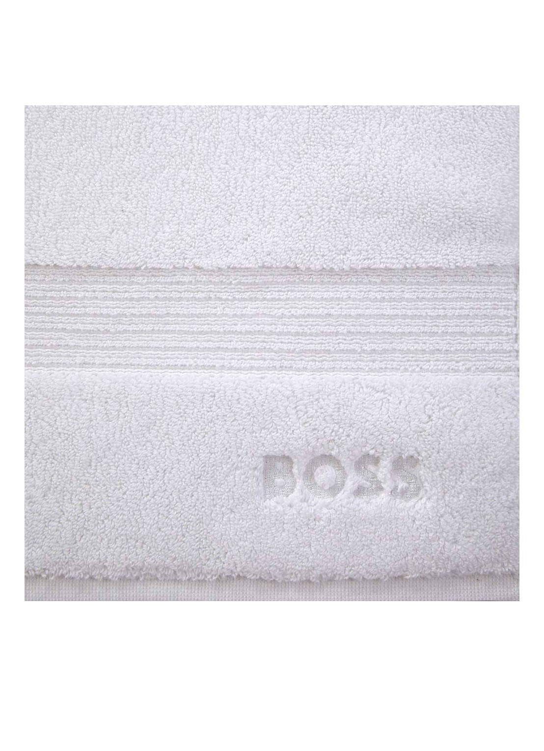 BOSS Loft badhanddoek - 700g/m² - 70 x 140 cm  - achterkant 5 wit