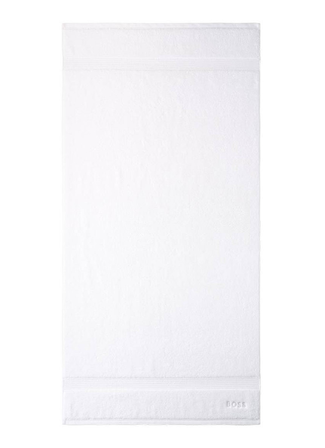 BOSS Loft badhanddoek - 700g/m² - 70 x 140 cm  - voorkant 3 wit