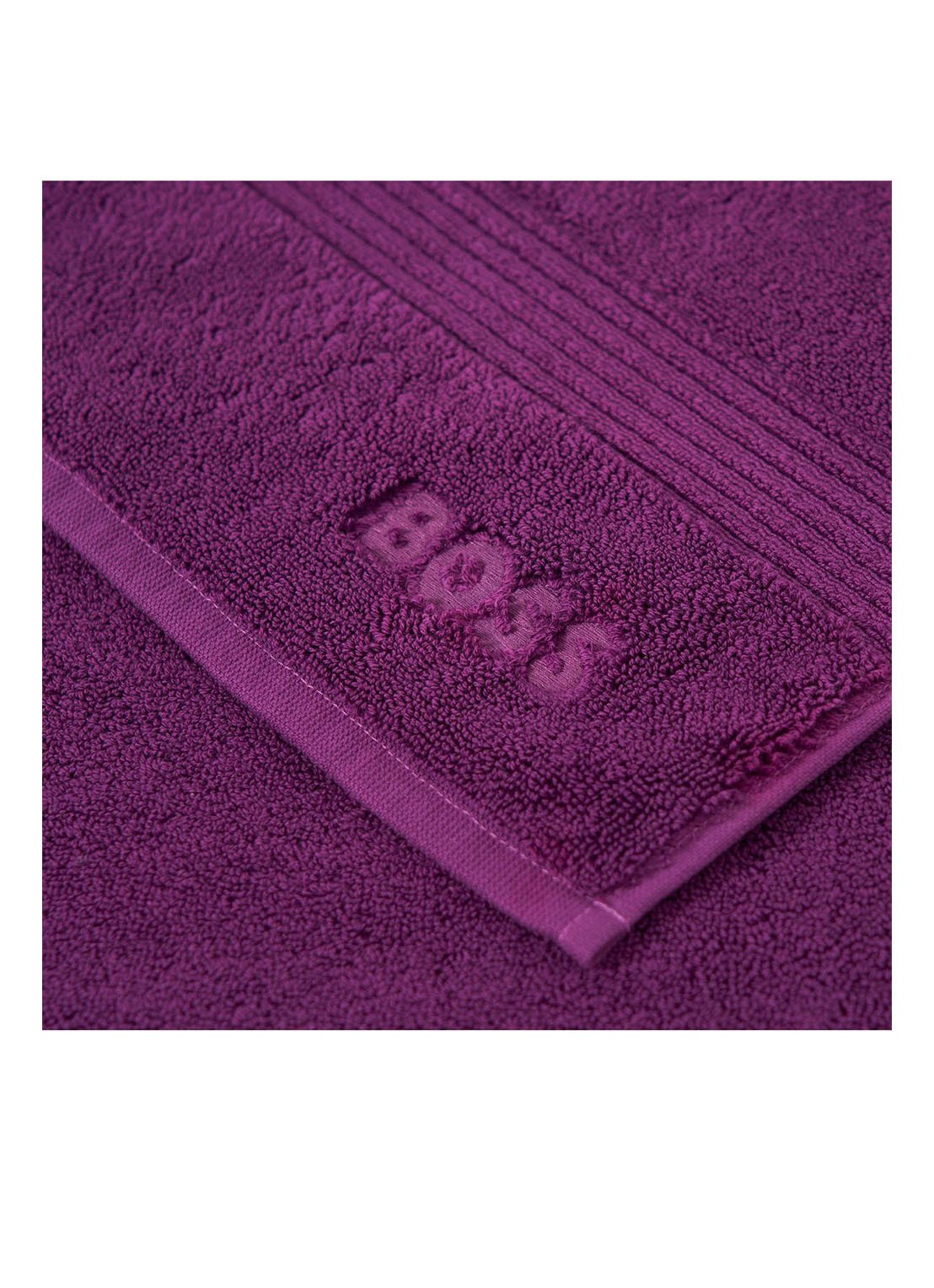 BOSS Loft badhanddoek - 700g/m² - 70 x 140 cm  - detail 3 paars