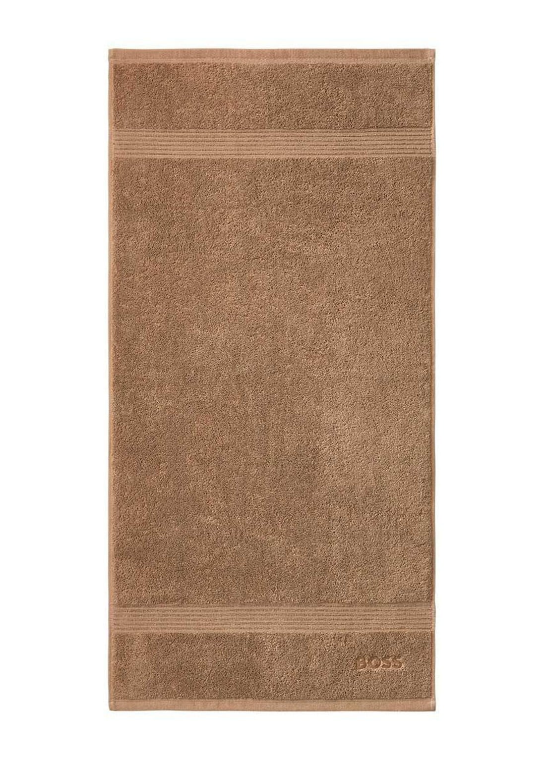 BOSS Loft badhanddoek - 700g/m² - 50 x 100 cm  - voorkant 2 camel