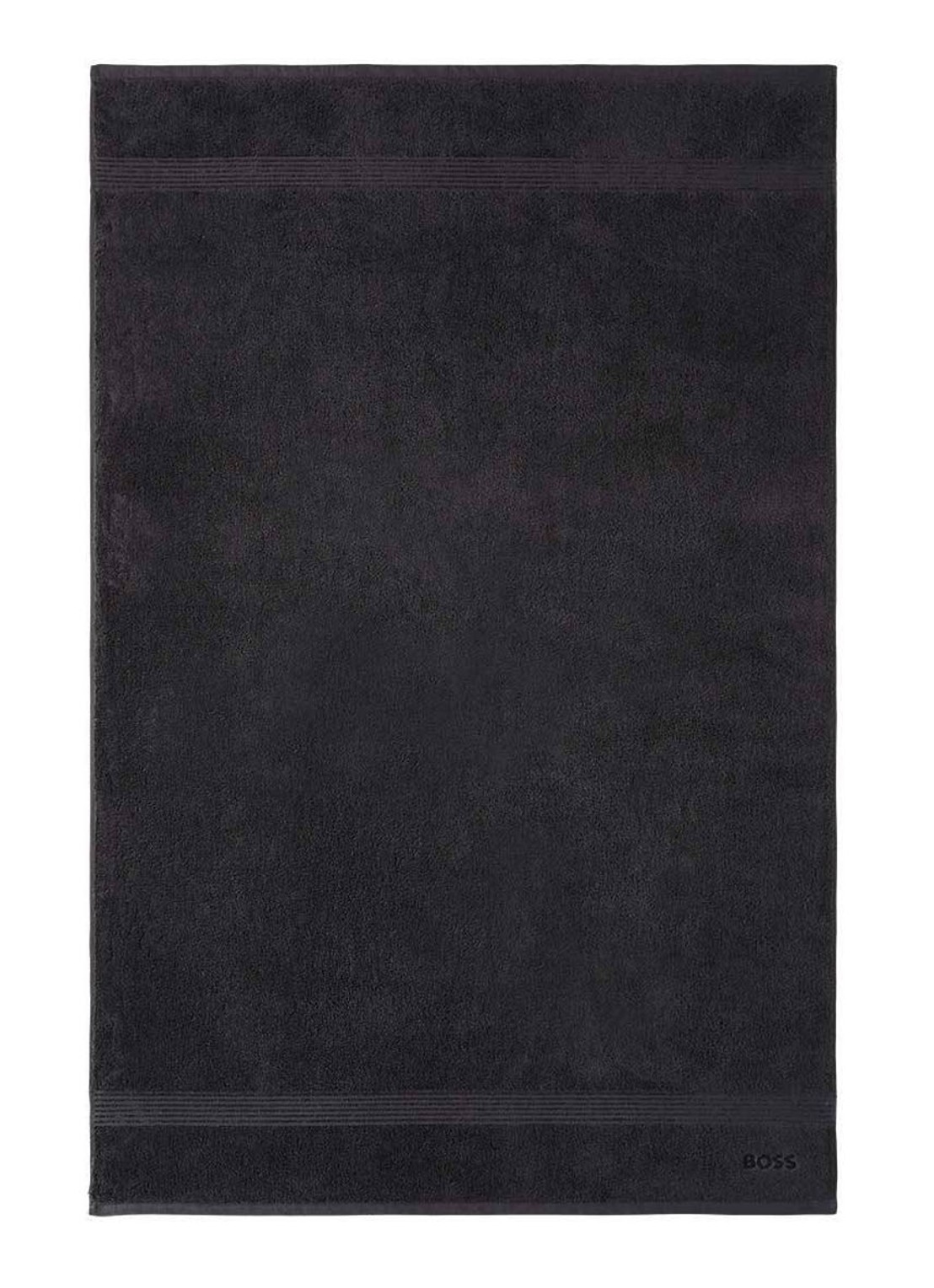 BOSS Loft badlaken - 100 x 150 cm - voorkant 2 antraciet