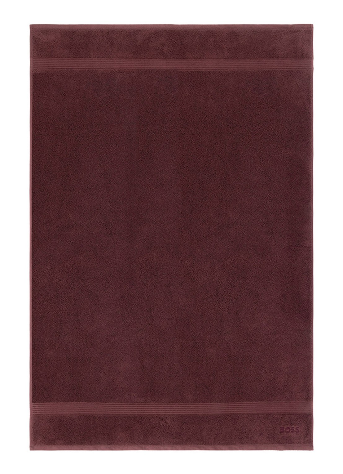 BOSS Loft badlaken - 100 x 150 cm - voorkant 2 donkerbruin
