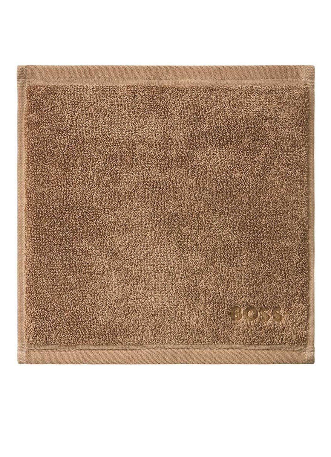 BOSS Loft gastendoek - 700g/m² - 30 x 30 cm  - voorkant 4 camel