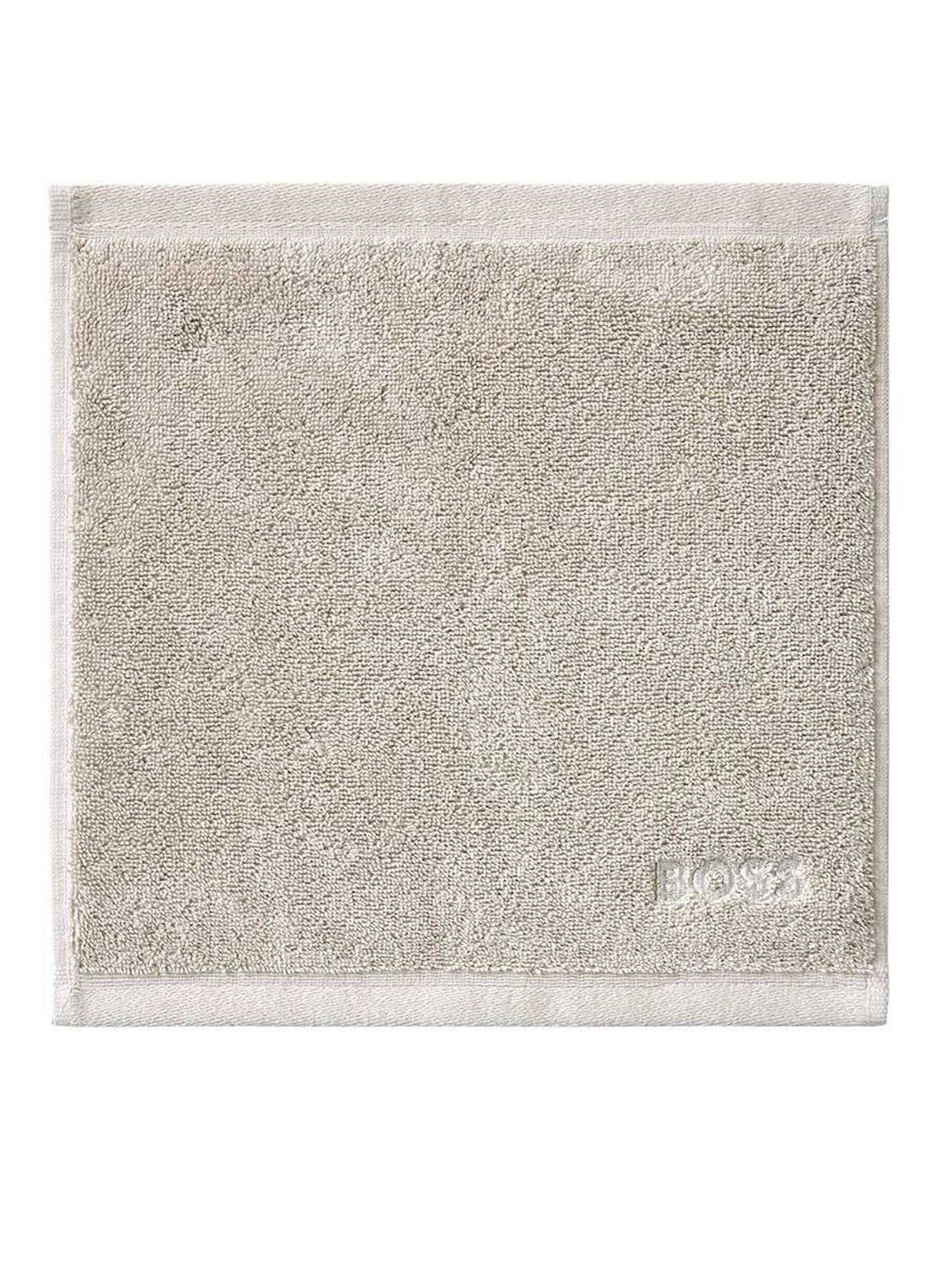 BOSS Loft gastendoek - 700g/m² - 30 x 30 cm  - voorkant 2 grijsmele