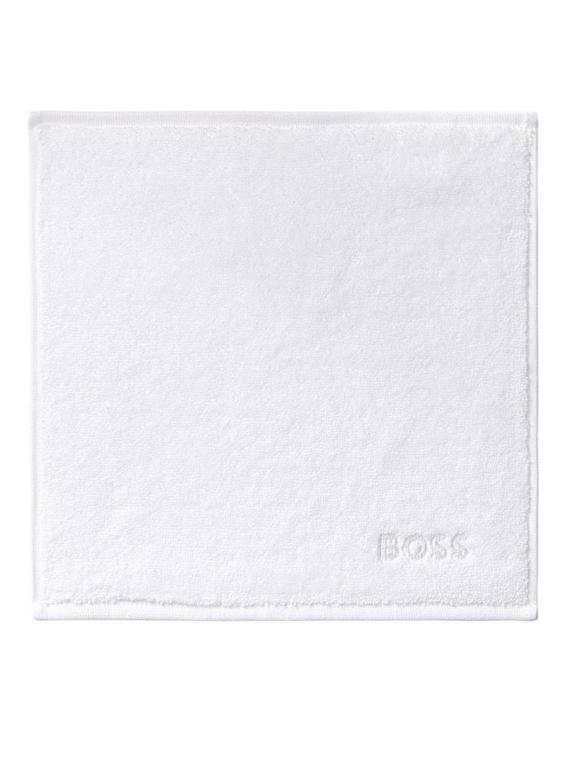 BOSS Loft gastendoek - 700g/m² - 30 x 30 cm  - voorkant 2 gebroken wit