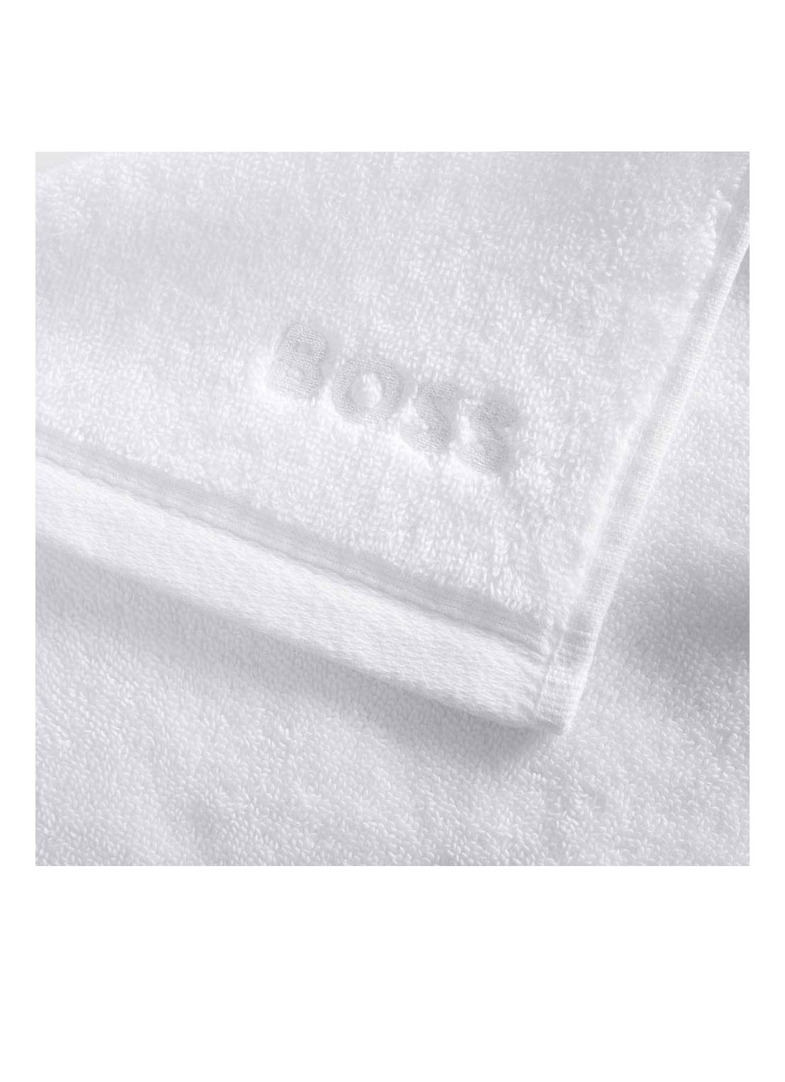 BOSS Loft gastendoek - 700g/m² - 30 x 30 cm  - voorkant 3 gebroken wit