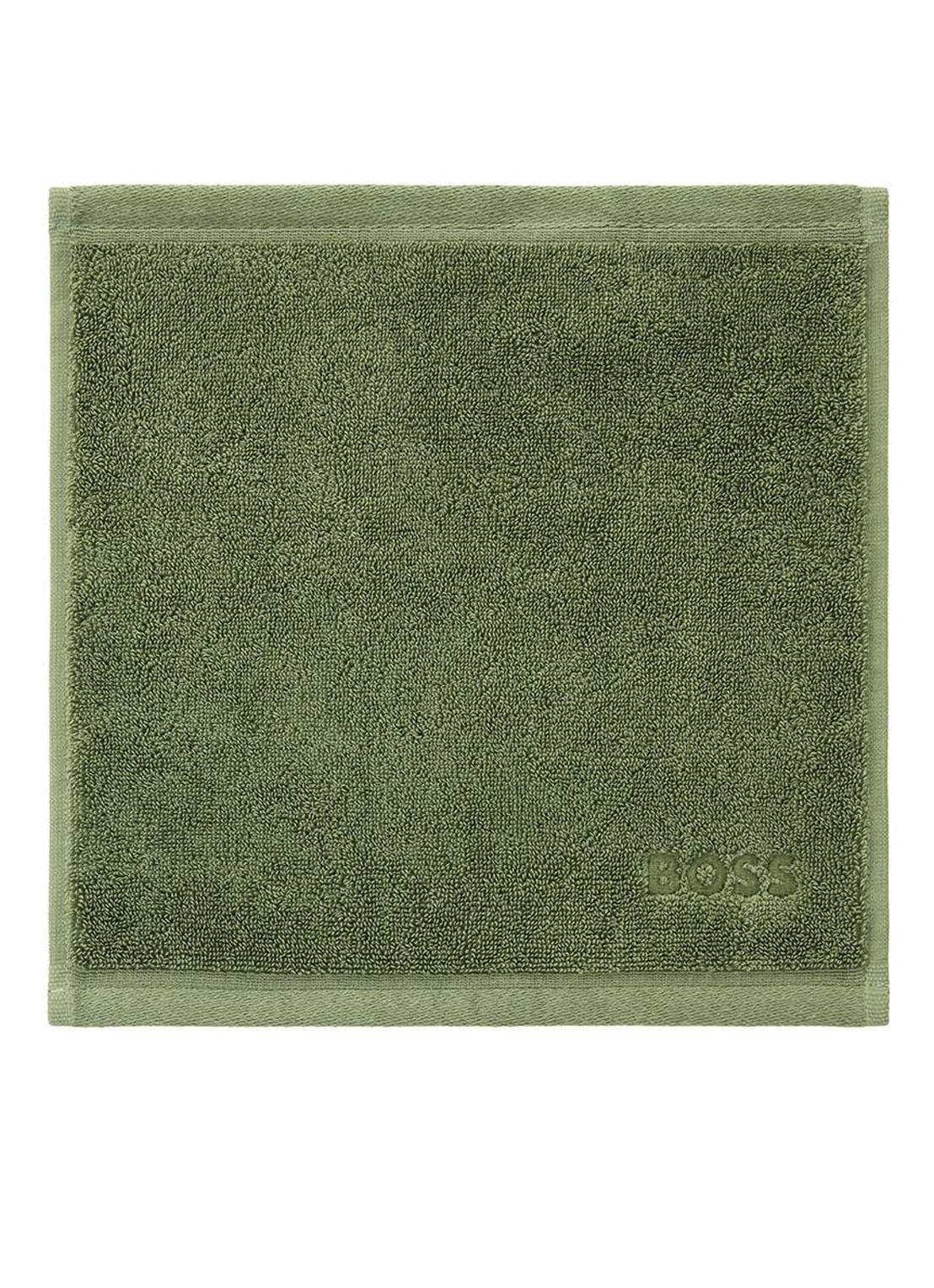 BOSS Loft gastendoek - 700g/m² - 30 x 30 cm  - voorkant lichtgrijs