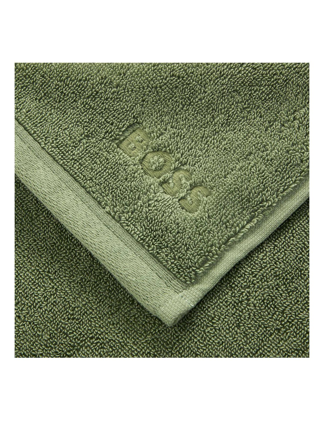 BOSS Loft gastendoek - 700g/m² - 30 x 30 cm  - voorkant 2 lichtgrijs