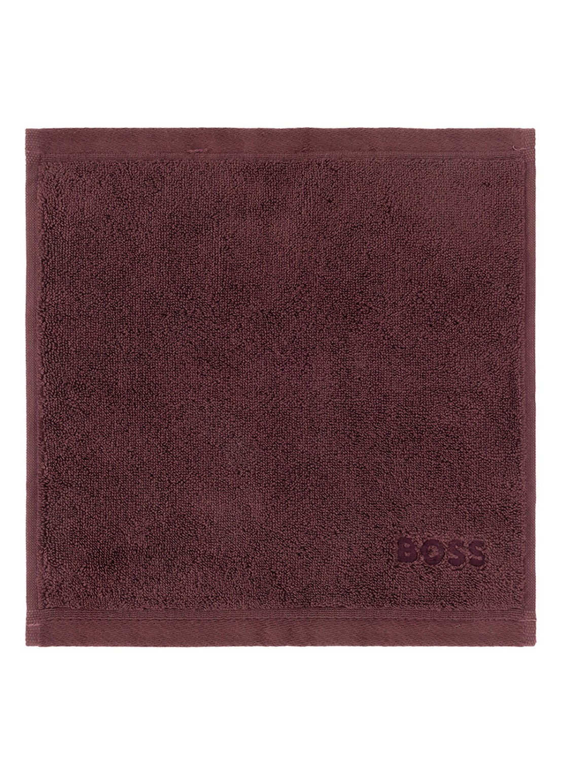 BOSS Loft gastendoek - 700g/m² - 30 x 30 cm  - voorkant 3 donkerbruin