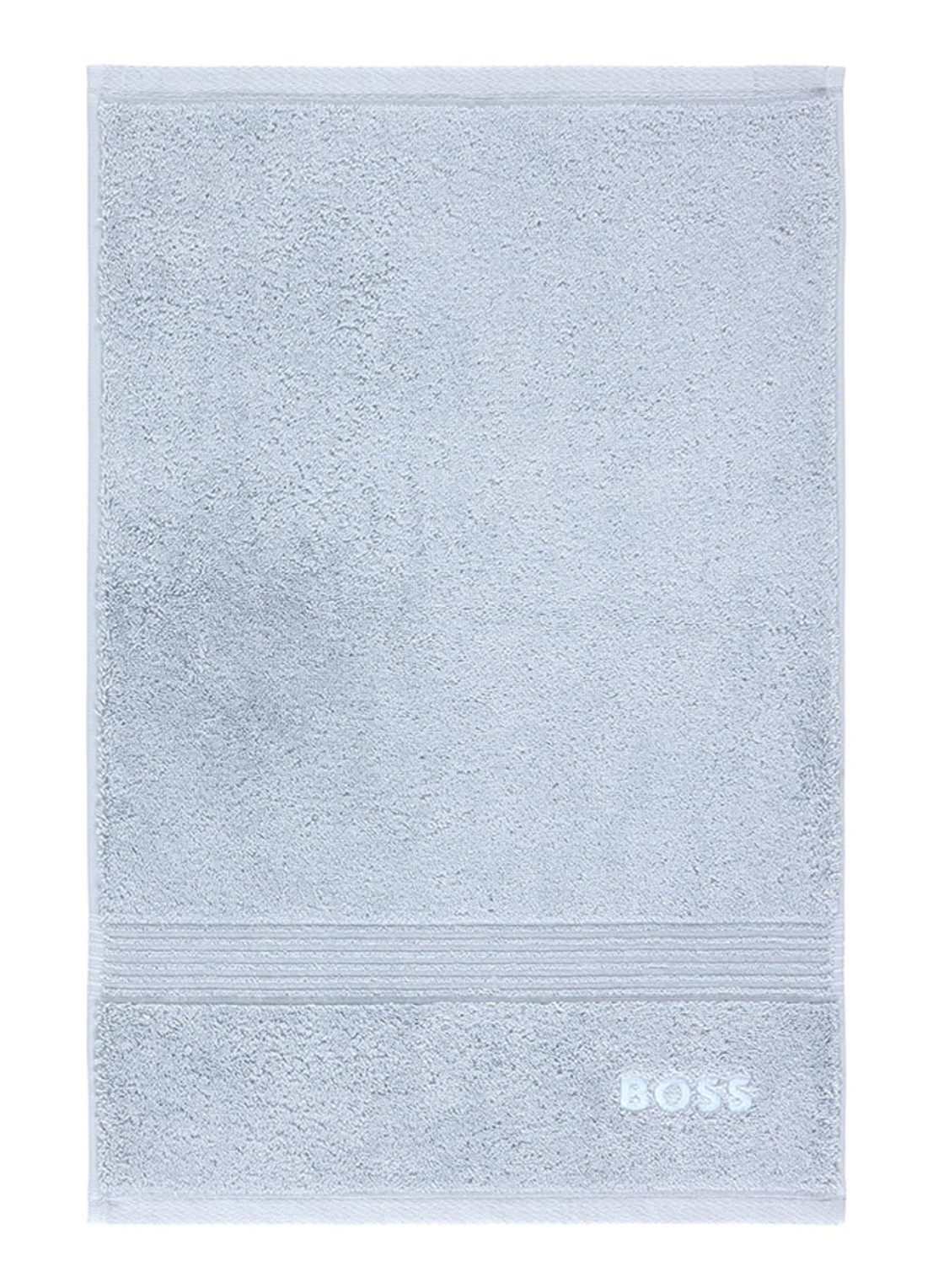 BOSS Loft gastendoek - 700g/m² - 40 x 60 cm  - voorkant 2 lichtblauw