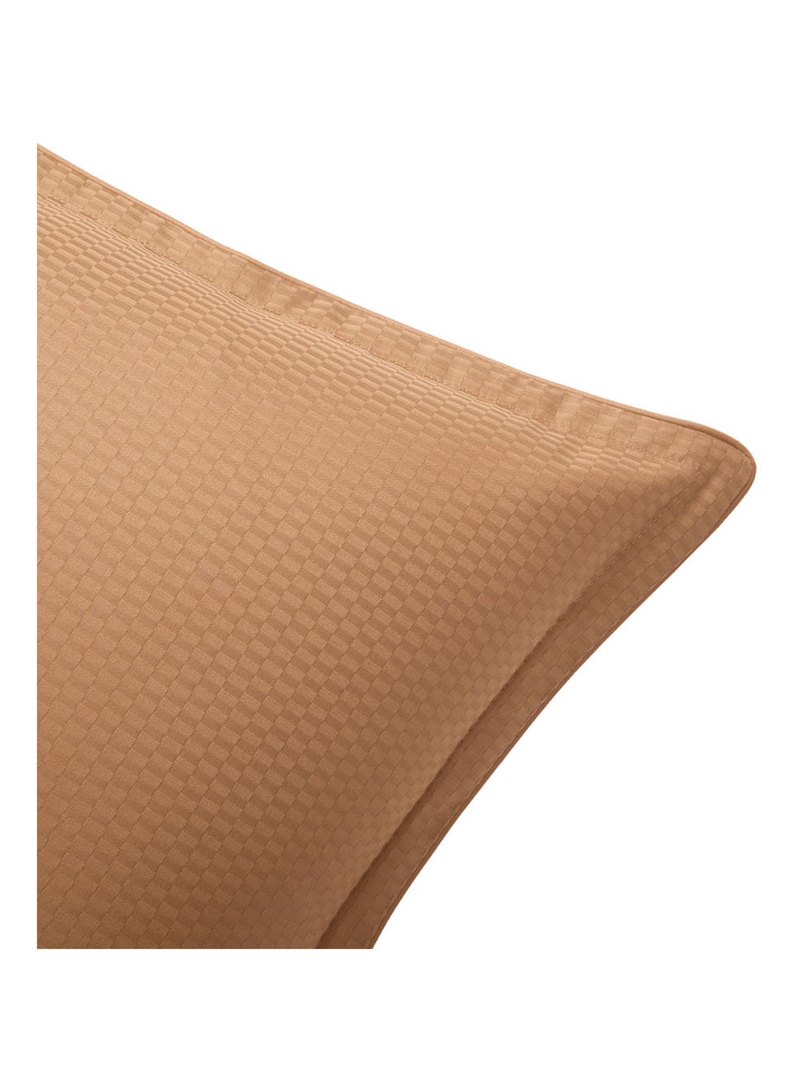 BOSS Loft kussensloop van katoensatijn 300TC - detail 5 camel