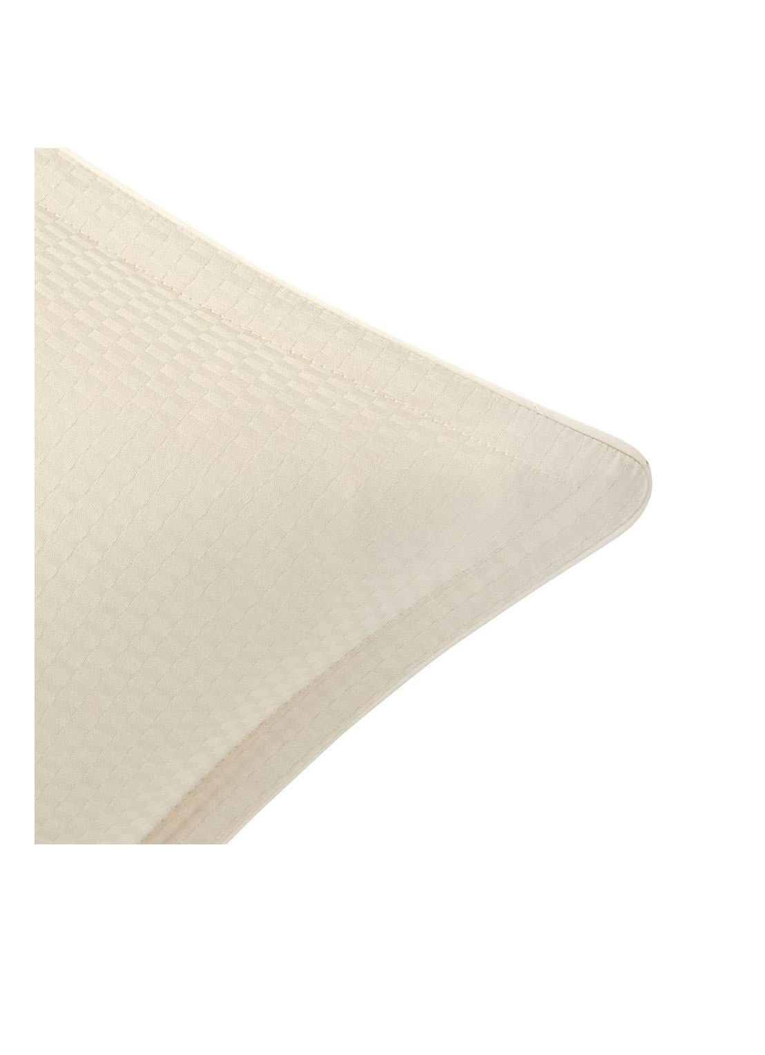 BOSS Loft kussensloop van katoensatijn 300TC - achterkant 4 beige