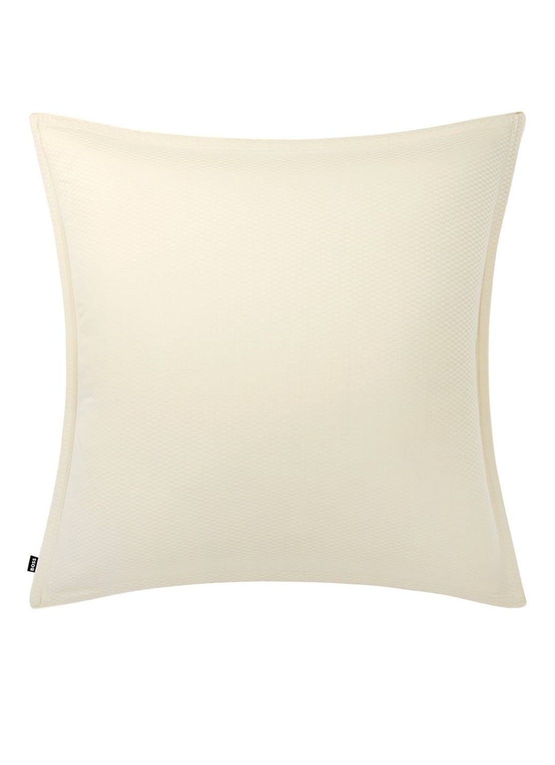 BOSS Loft kussensloop van katoensatijn 300TC - voorkant 3 beige
