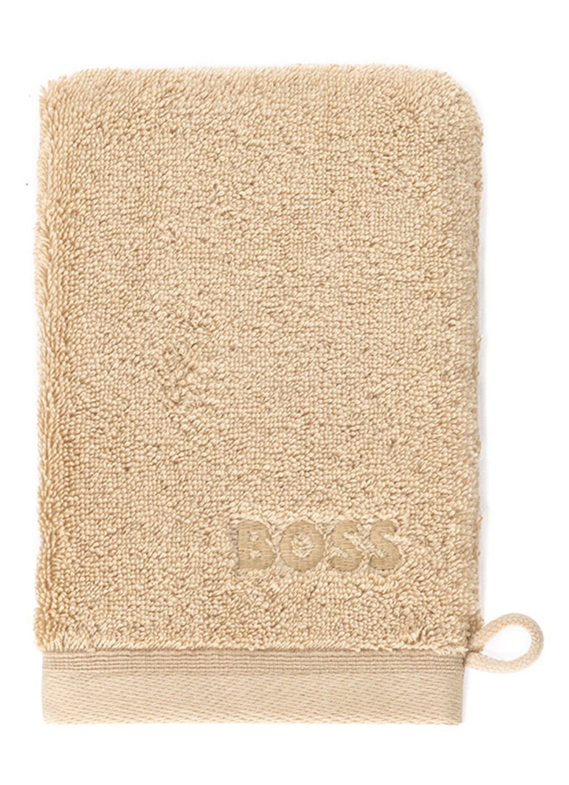 BOSS Loft washand - 700g/m² - 15 x 21 cm  - voorkant creme