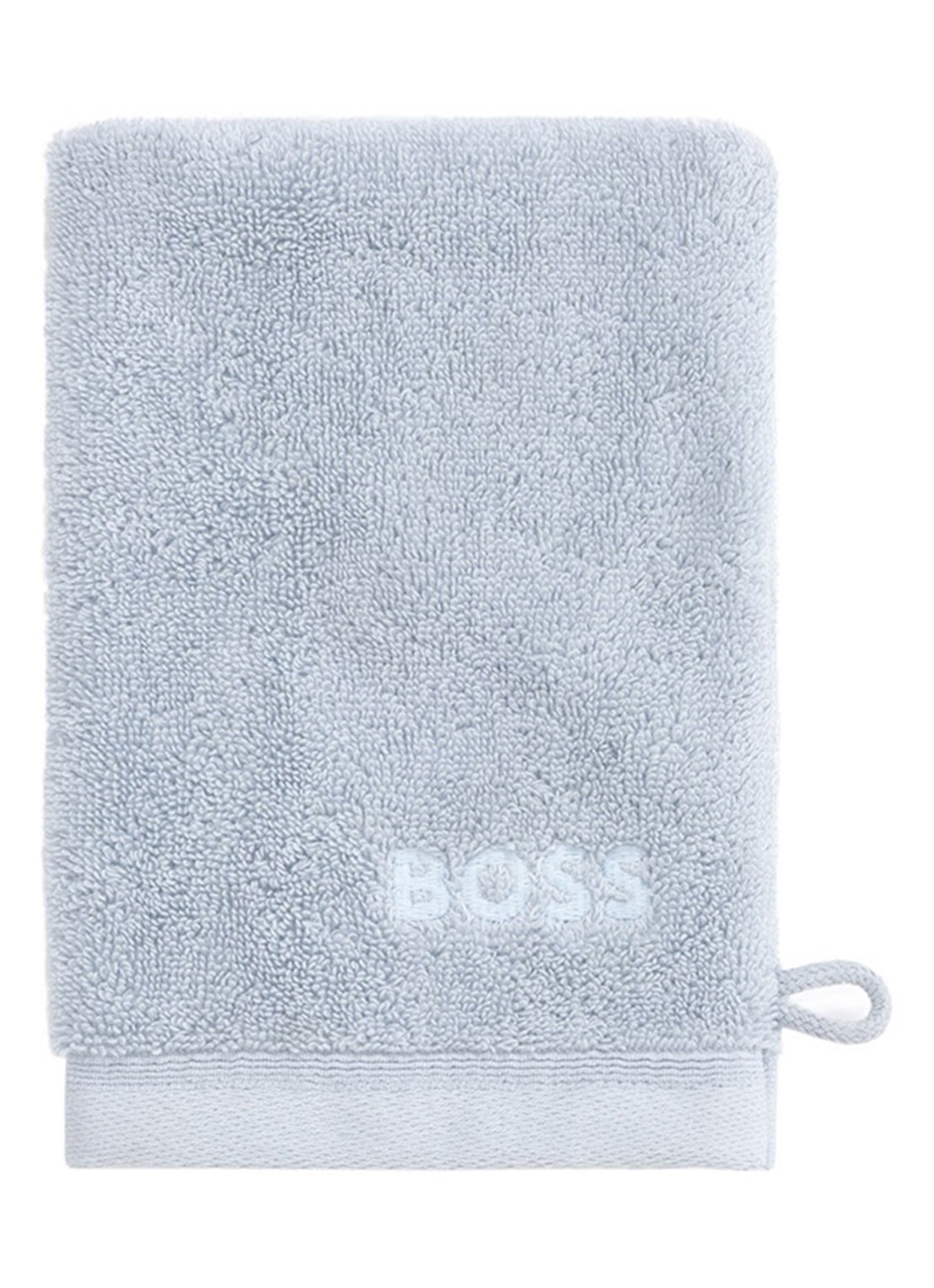 BOSS Loft washand - 700g/m² - 15 x 21 cm  - voorkant iceblue