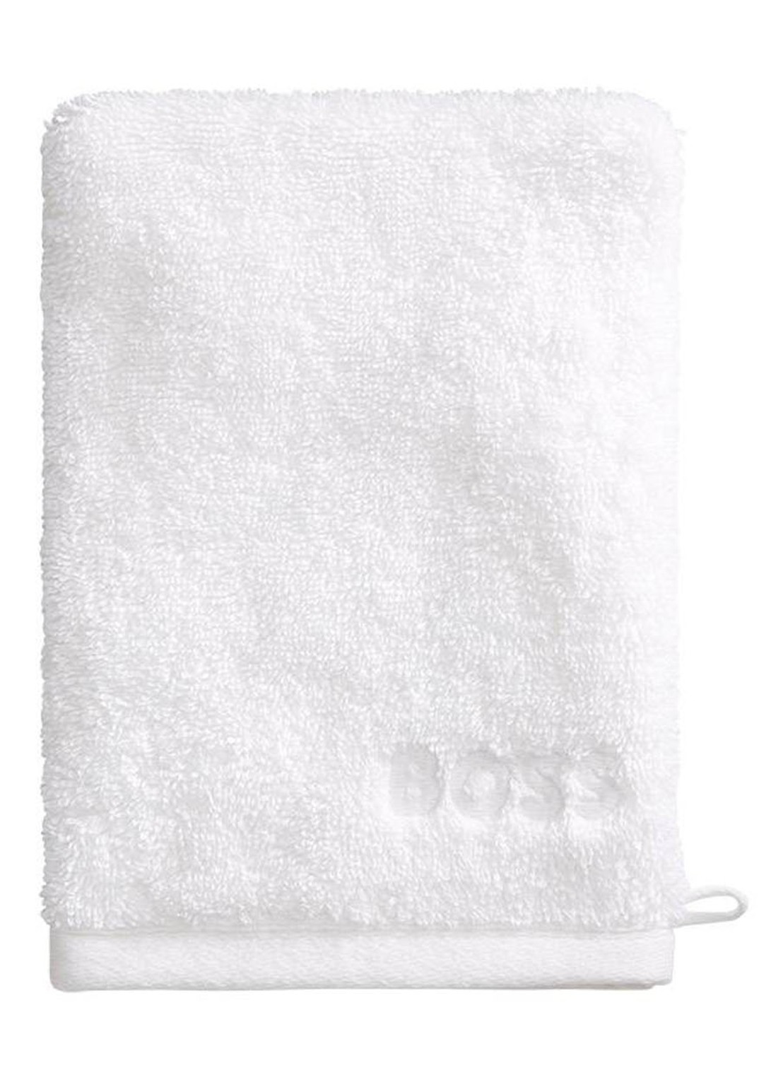 BOSS Loft washand - 700g/m² - 15 x 21 cm  - voorkant wit