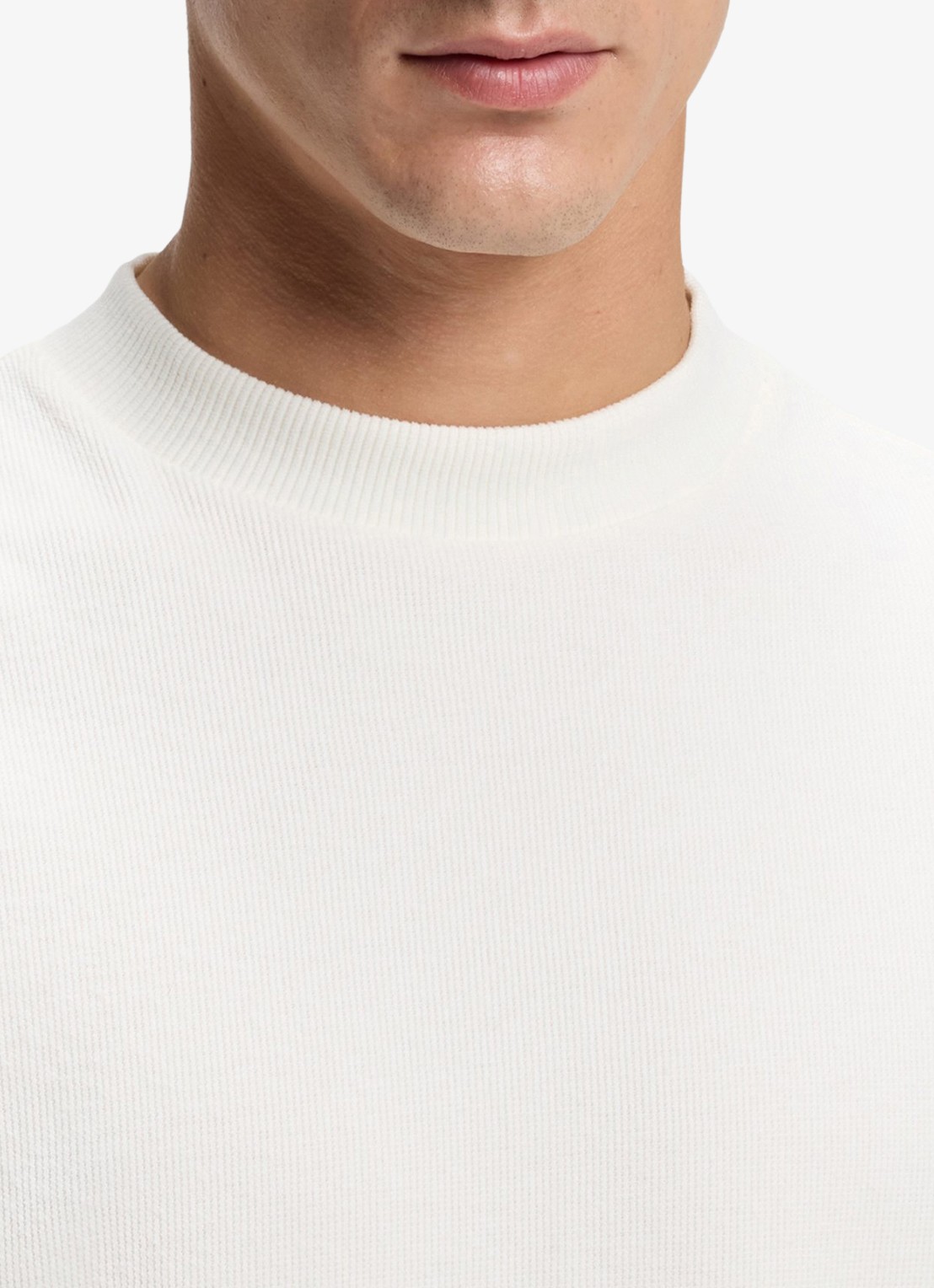 BOSS Longsleeve met stretch - detail 5 natural-106 / beige