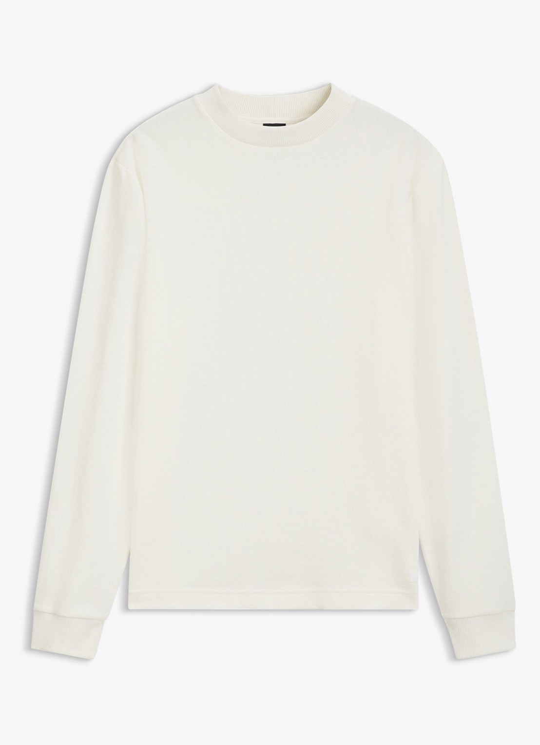 BOSS Longsleeve met stretch - voorkant 2 natural-106 / beige
